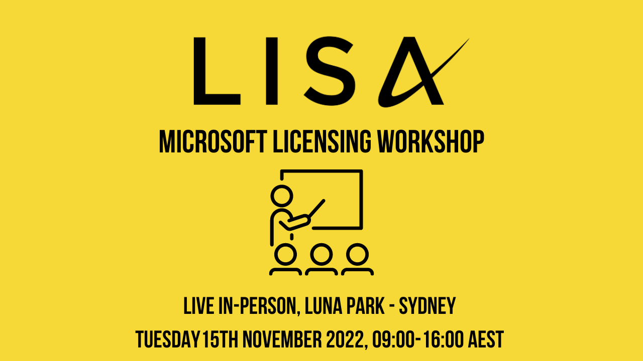 Microsoft Licensing Workshop In-Person!