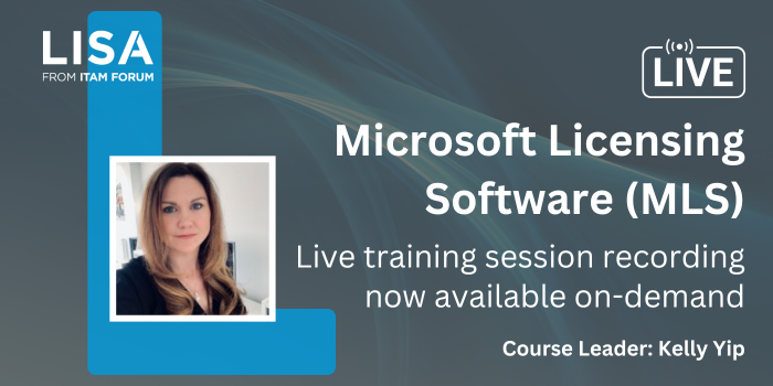 Microsoft Licensing Statement live training recording by LISA
