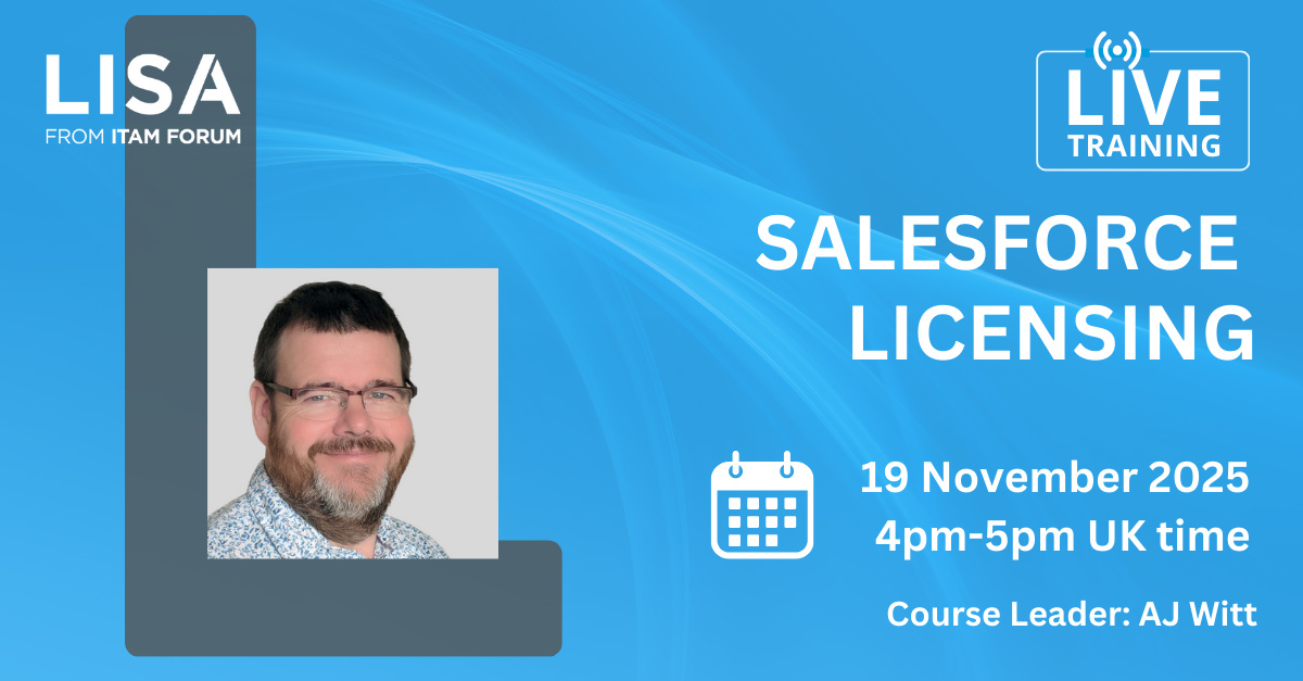 Salesforce Licensing. LISA live training session