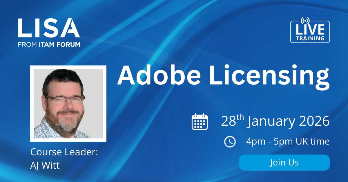 Adobe Licensing Live training Jan 26